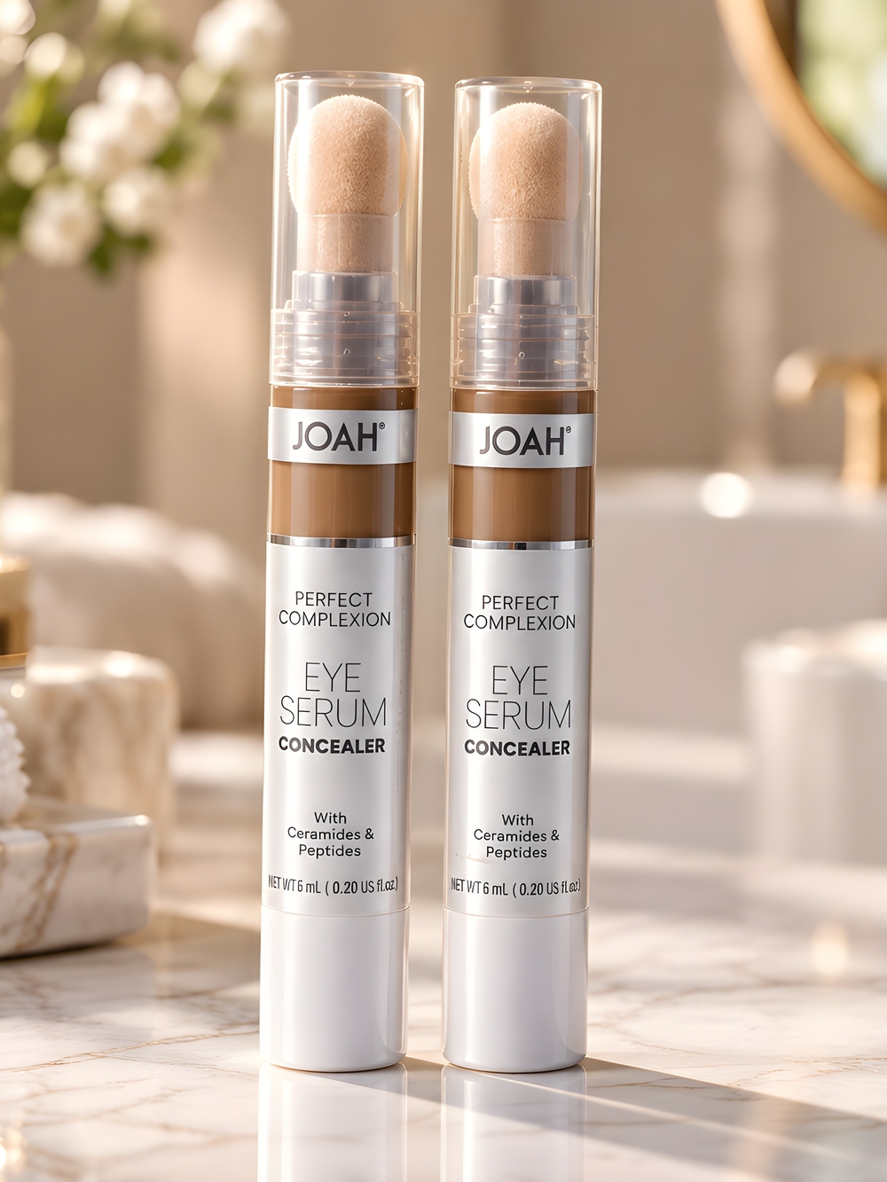 JOAH Perfect Complexion Eye Serum Concealer/Dark With Warm Undertones-Set of 2